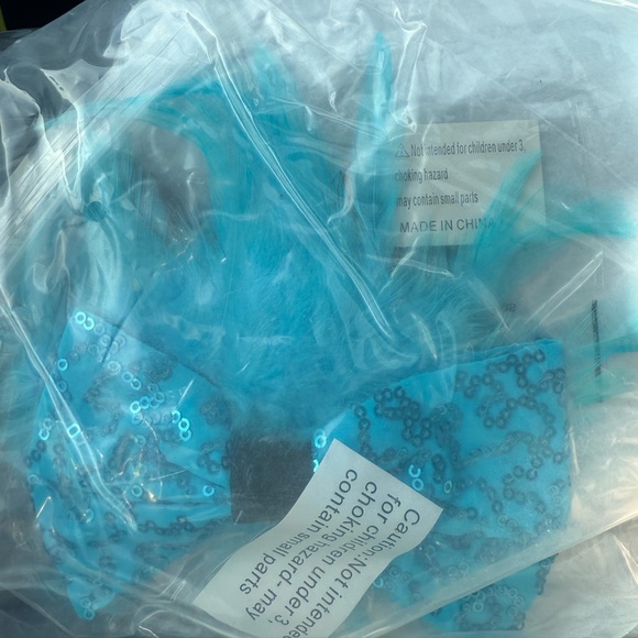 Weissman Dance Costume ‘Wiggle Giggle’ Cascade Tutu Dress NEW Blue Child Small - Picture 4 of 7